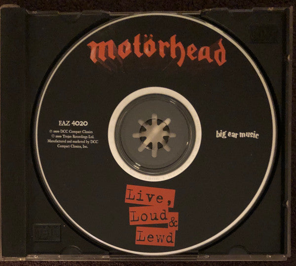 Motörhead : Live, Loud & Lewd (CD, Album, RE)