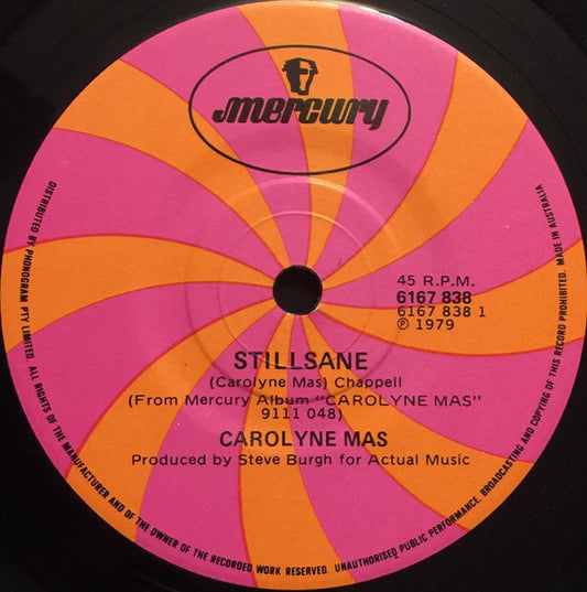 Carolyne Mas : Stillsane (7", Single)
