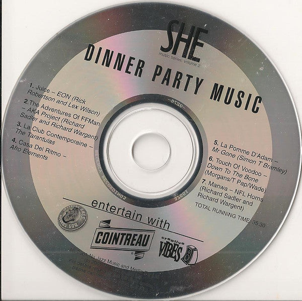 Various : Dinner Party Music (CD, Comp, Promo)