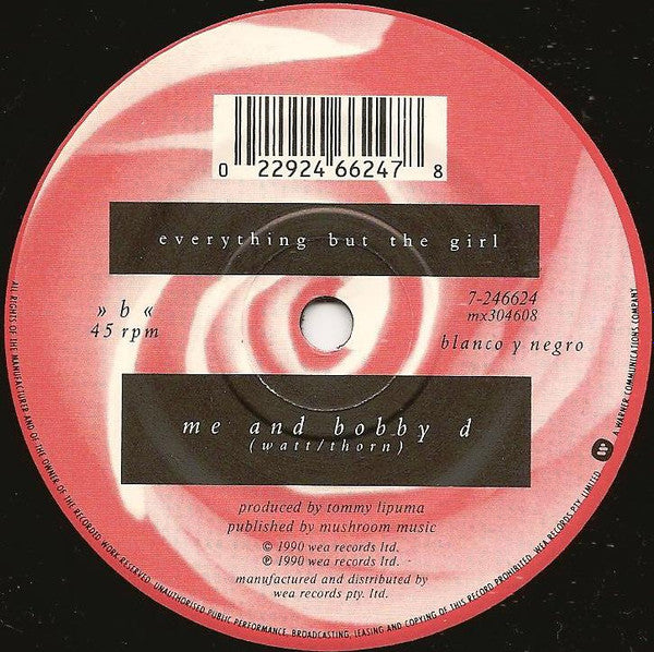 Everything But The Girl : Driving (7", Single)