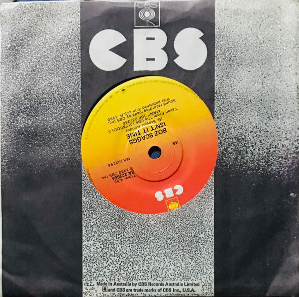 Boz Scaggs : Breakdown Dead Ahead (7", Single)