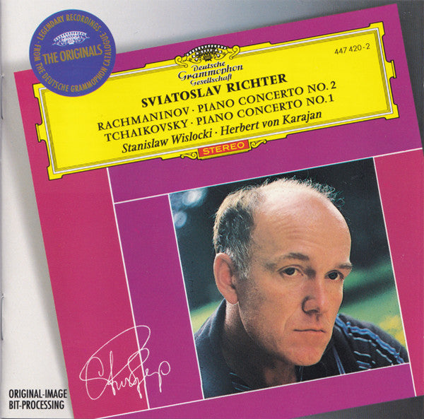 Rachmaninov* / Tchaikovsky* – Sviatoslav Richter, Stanislaw Wislocki, Herbert von Karajan : Rachmaninov: Piano Concerto No. 2 / Tchaikovsky: Piano Concerto No.1 (CD, Comp, RM)