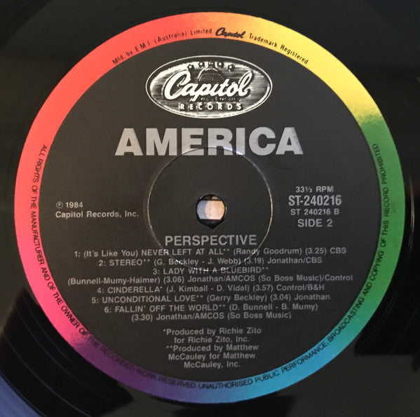 America (2) : Perspective (LP, Album)