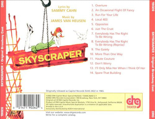Julie Harris (3) : Skyscraper (Original Broadway Cast) (CD, Album, RE, RM)