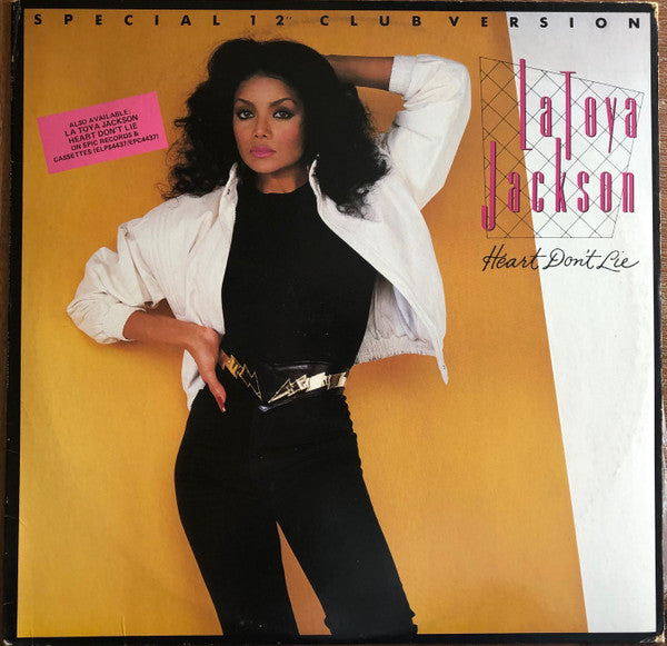 La Toya Jackson : Heart Don't Lie (12", Single)