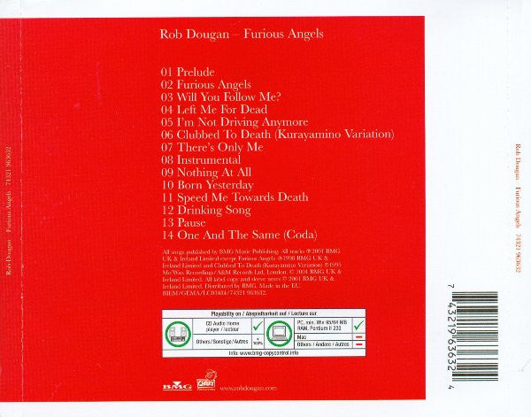 Rob Dougan : Furious Angels (CD, Album, Copy Prot.)