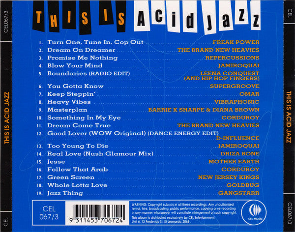 Various : This Is Acid Jazz (CD, Comp)