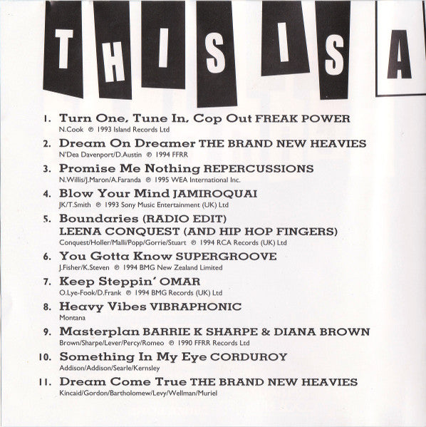 Various : This Is Acid Jazz (CD, Comp)