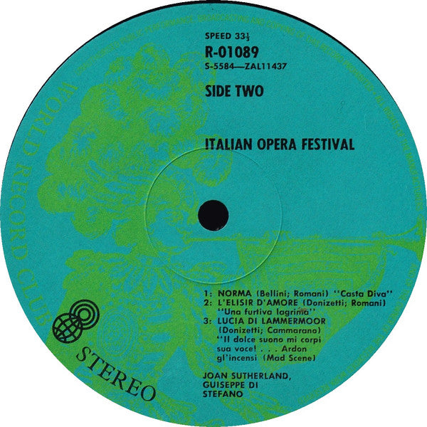 Various : Italian Opera Festival (3xLP, Comp, Club, RE + Box)