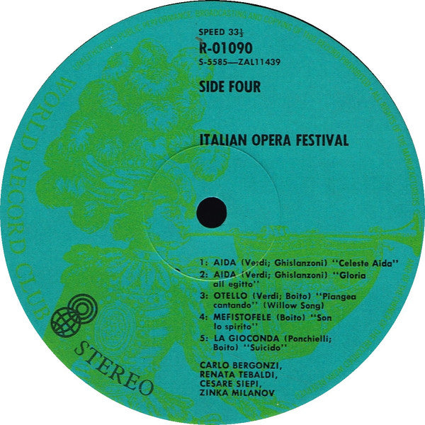 Various : Italian Opera Festival (3xLP, Comp, Club, RE + Box)