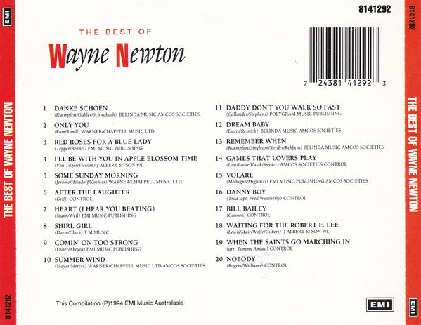 Wayne Newton : The Best Of Wayne Newton: 20 Original Tracks (CD, Comp)