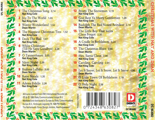 Nat King Cole & Dean Martin : Christmas With Nat And Dean (CD, Comp)