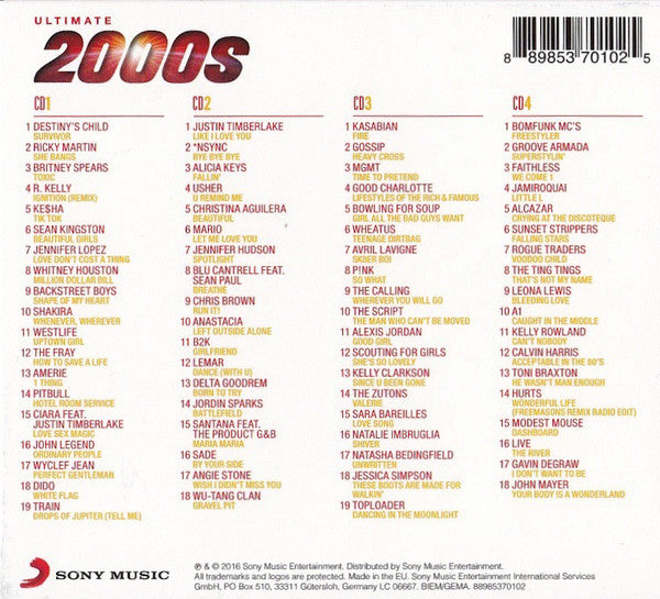 Various : Ultimate 2000s (4xCD, Comp)