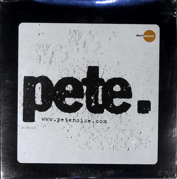 pete. : pete. (CD, Advance, Album, Promo)