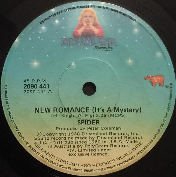 Spider (12) : New Romance (It's A Mystery) (7", Single)