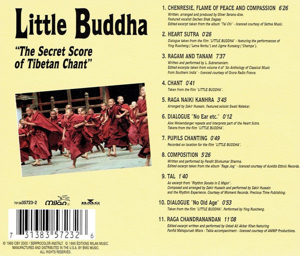 Various : Little Buddha "The Secret Score Of Tibetan Chant" (CD, Album)