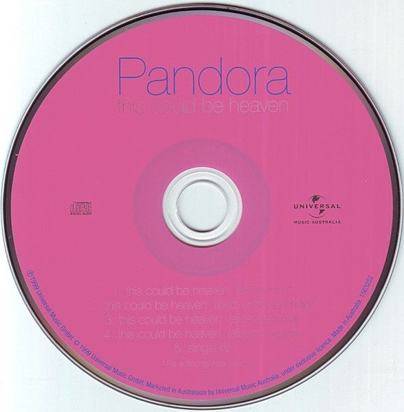Pandora : This Could Be Heaven (CD, Single)