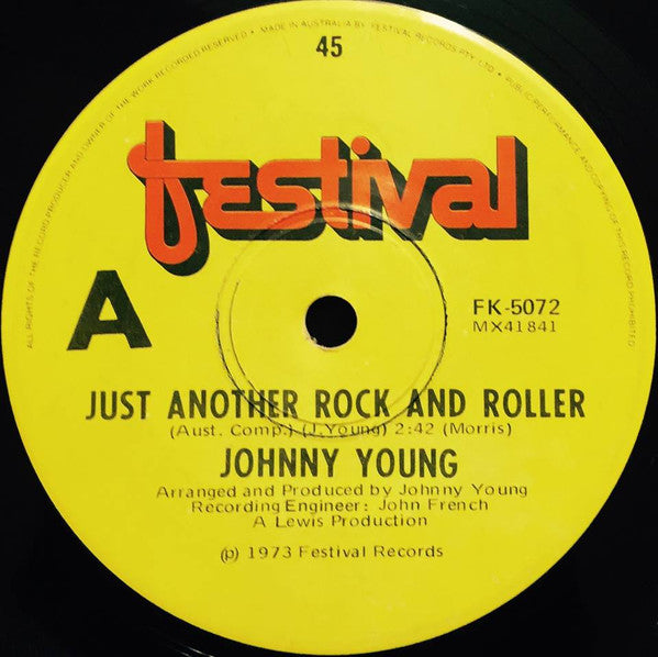 Johnny Young : Just Another Rock And Roller (7", Single)