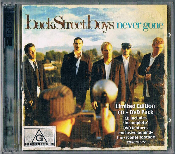 Backstreet Boys : Never Gone (CD, Album, Ltd + DVD-V, PAL)