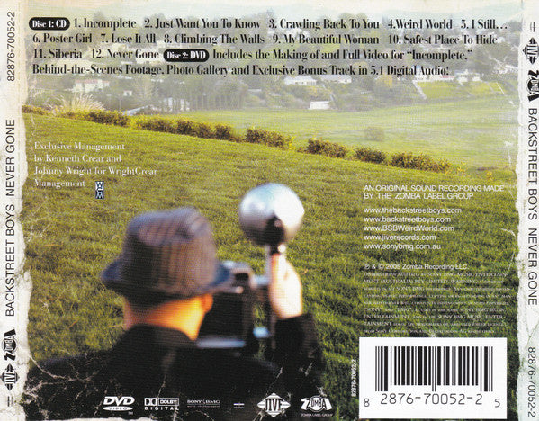 Backstreet Boys : Never Gone (CD, Album, Ltd + DVD-V, PAL)
