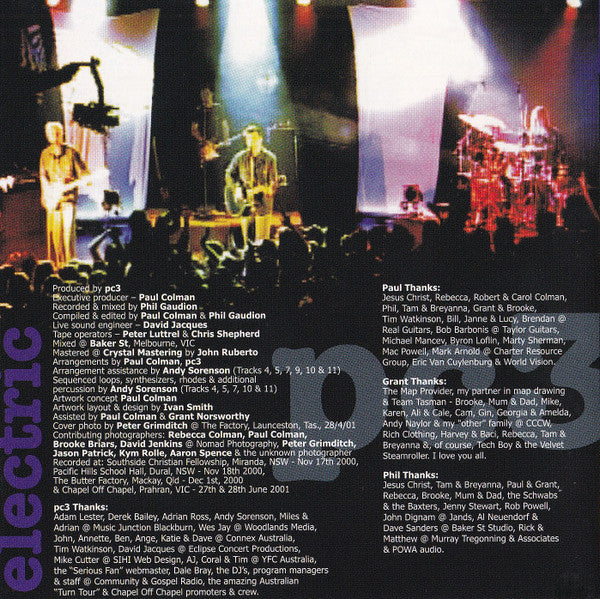 Paul Colman Trio : PC3 Live - Electric (CD, Album)