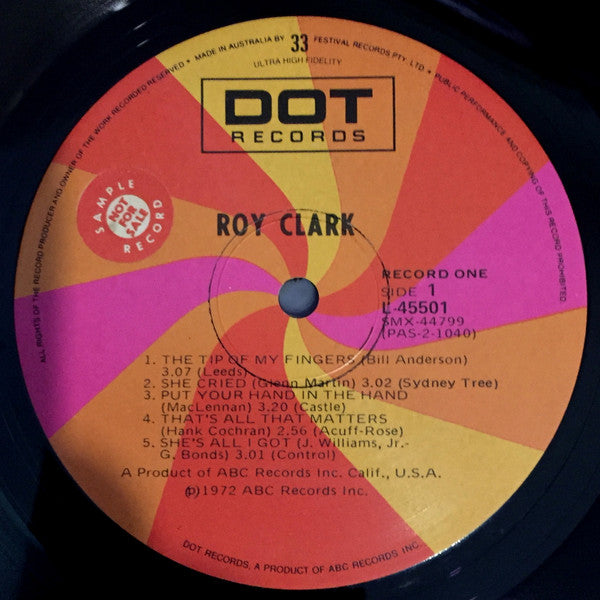 Roy Clark : Roy Clark (2xLP, Comp, Gat)
