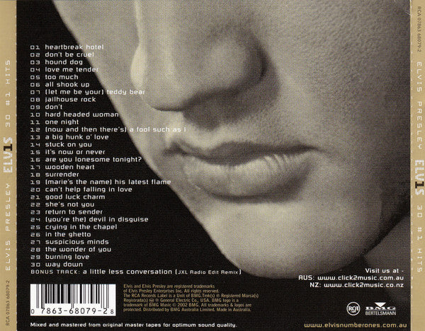 Elvis Presley : ELV1S 30 #1 Hits (CD, Comp, RM)