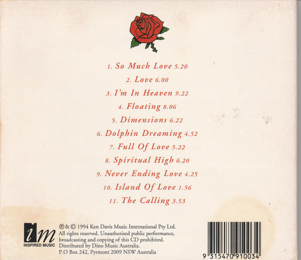 Ken Davis (5) : Love (CD, Album, RE, Dig)