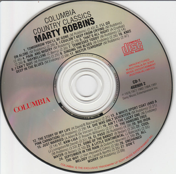 Marty Robbins : The Essential Marty Robbins 1951-1982 (2xCD, Comp, Mono, RP)