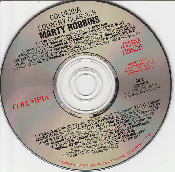 Marty Robbins : The Essential Marty Robbins 1951-1982 (2xCD, Comp, Mono, RP)