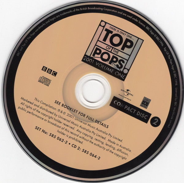 Various : Top Of The Pops 2001 Volume One (2xCD, Comp)
