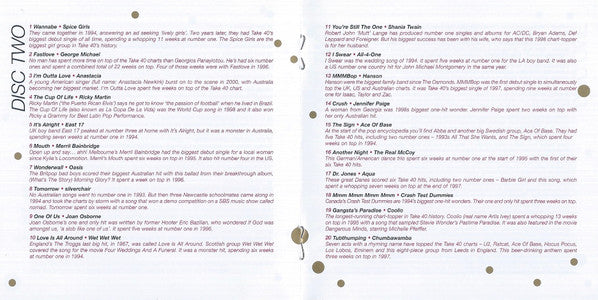Various : Take 40 Australia: The Number Ones Volume Two 1994-2003 (2xCD, Comp)