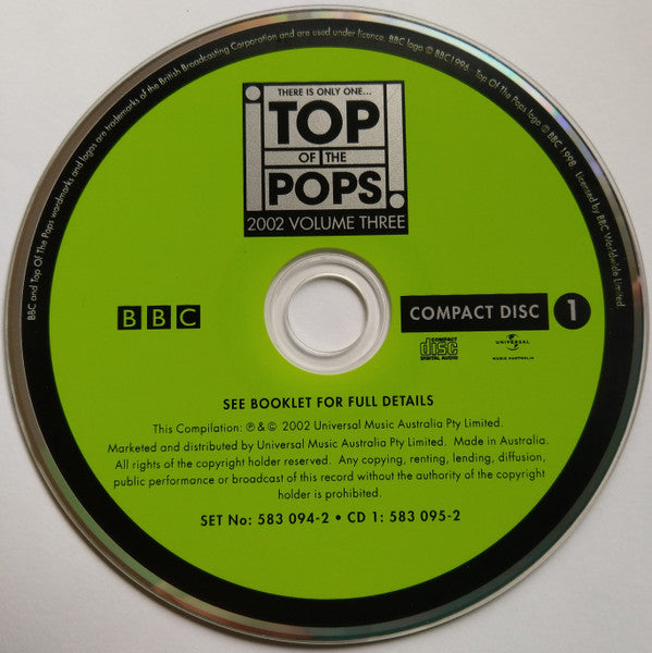 Various : Top Of The Pops 2002 Volume Three (2xCD, Comp)