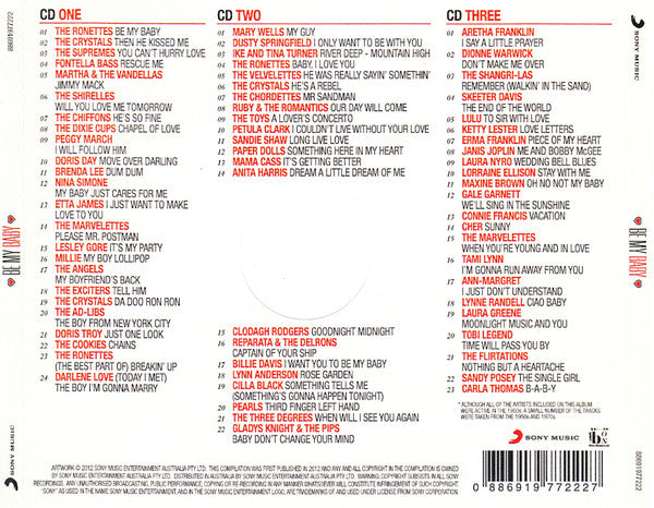 Various : Be My Baby: The Girls Of The Sixties (3xCD, Comp)
