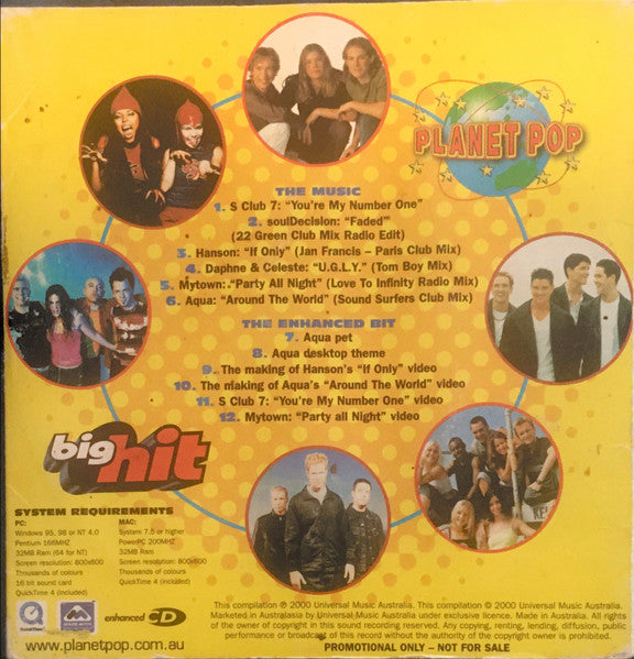 Various : Can’t Stop The Pop (CD, Comp, Enh, Promo)