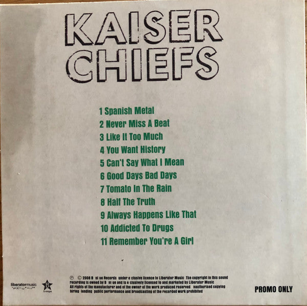 Kaiser Chiefs : Off With Their Heads (CD, Album, Promo, Car)