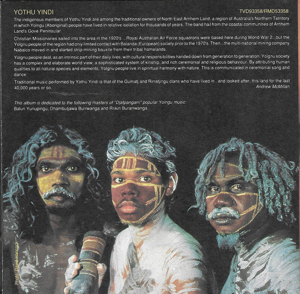 Yothu Yindi : Tribal Voice (CD, Album, RE)