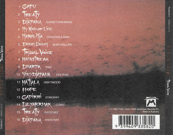 Yothu Yindi : Tribal Voice (CD, Album, RE)