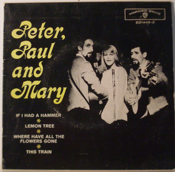 Peter, Paul & Mary : Peter, Paul And Mary (7", EP)