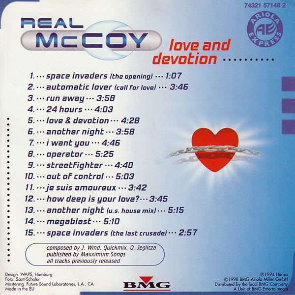 Real McCoy : Love And Devotion (CD, Album, RE)
