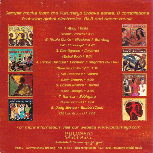 Various : Putumayo Grooves (CD, Comp, Promo)