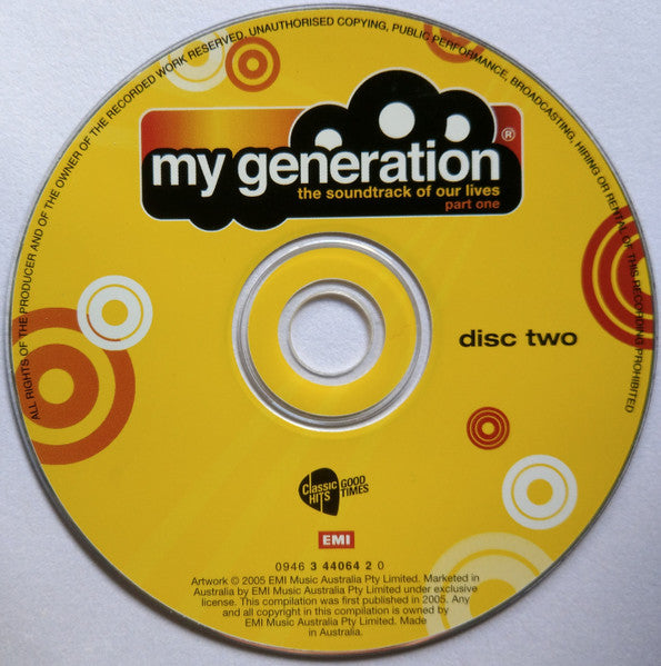 Various : My Generation The Soundtrack Of Our Lives Part One (2xCD, Comp)
