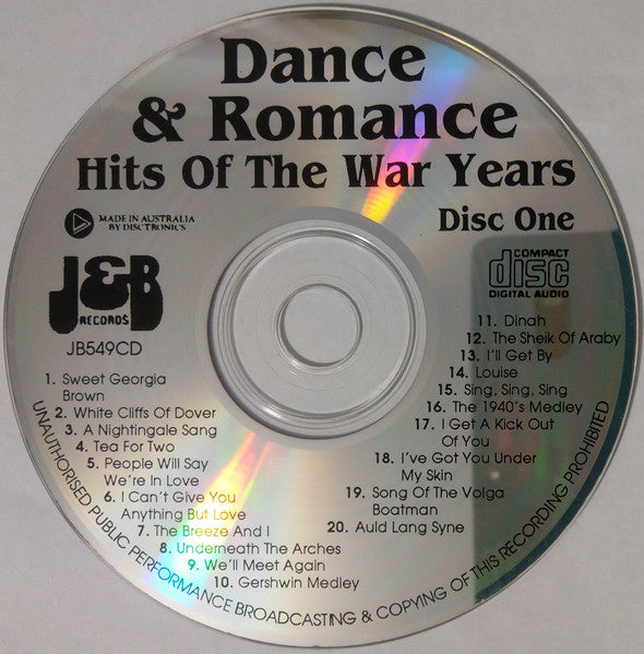 Various : Dance & Romance Hits Of The War Years (2xCD, Comp)