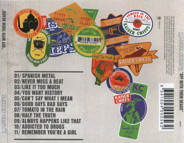 Kaiser Chiefs : Off With Their Heads (CD, Album, Ltd)