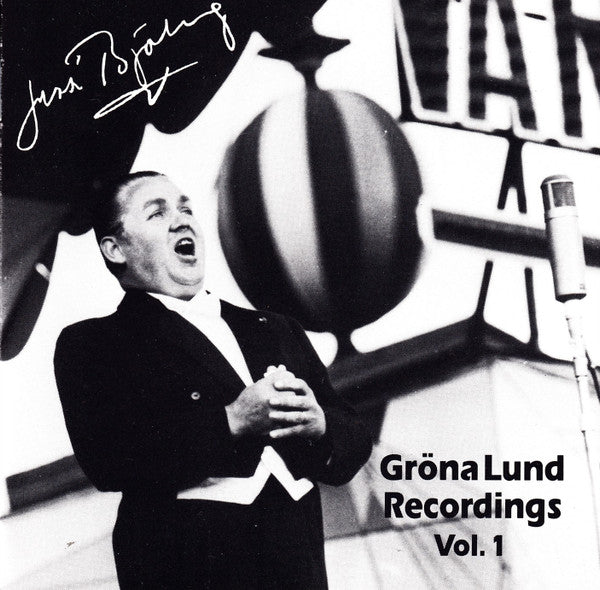 Jussi Björling : Gröna Lund Recordings Vol. 1 (CD, Comp)