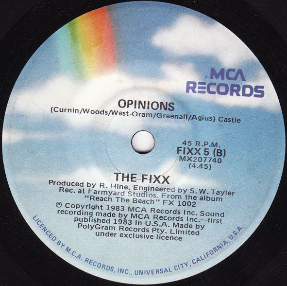 The Fixx : One Thing Leads To Another (7", Single)