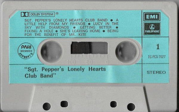 The Beatles : Sgt. Pepper's Lonely Hearts Club Band (Cass, Album, RE, Dol)