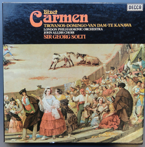 Bizet* / Troyanos* • Domingo* • Van Dam* • Te Kanawa*, London Philharmonic Orchestra, John Alldis Choir, Sir Georg Solti* : Carmen (3xLP + Box)