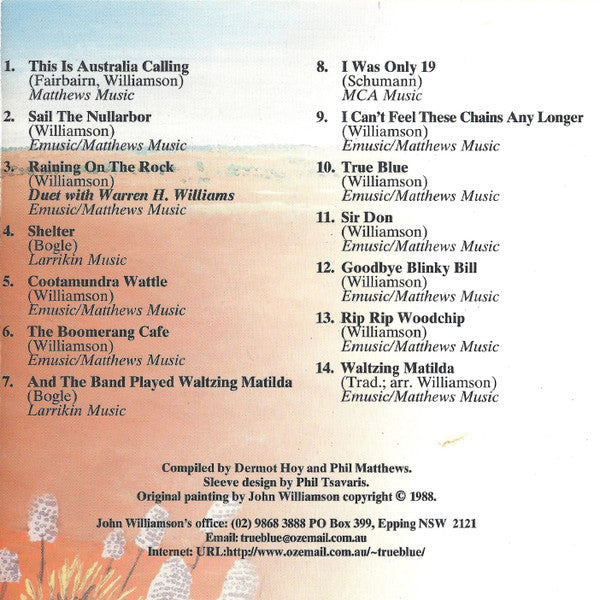 John Williamson : John Williamson's Australia (CD, Album, Comp)