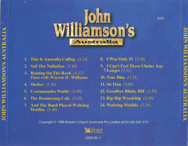 John Williamson : John Williamson's Australia (CD, Album, Comp)